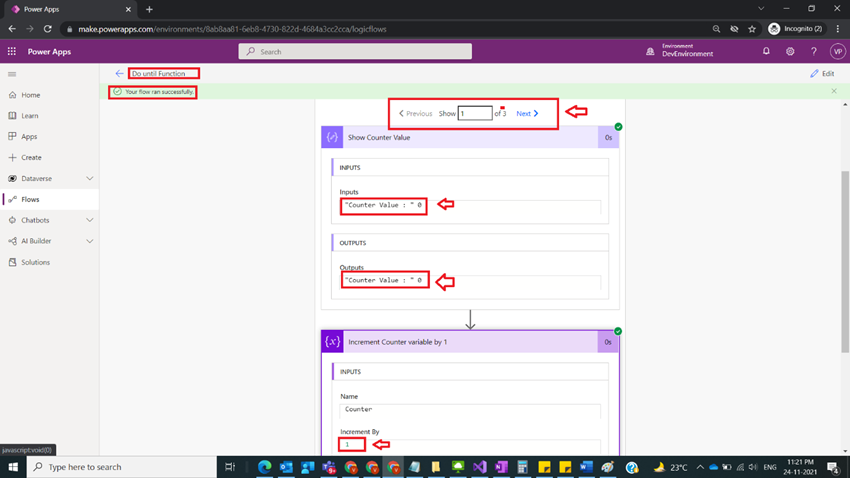 Usage Of Do Until Function In Power Automate